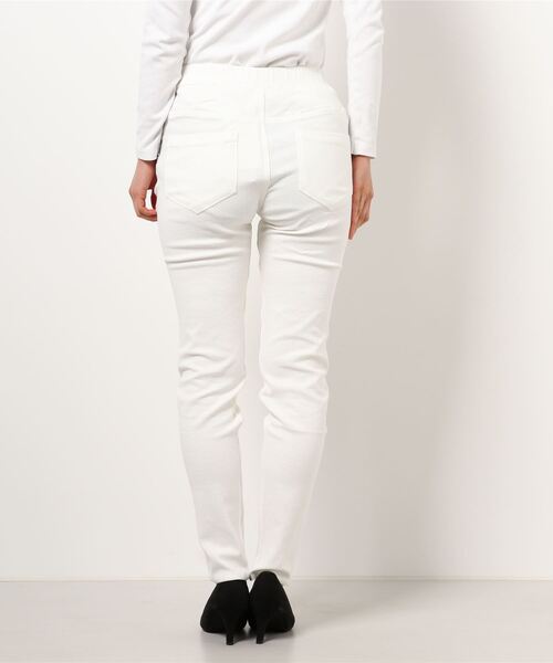 BEARDSLEY（ビアズリー）の「ストレッチリネンパギンス（その他パンツ・レディース・ホワイト/ブラック・1/0）」の11枚目の写真