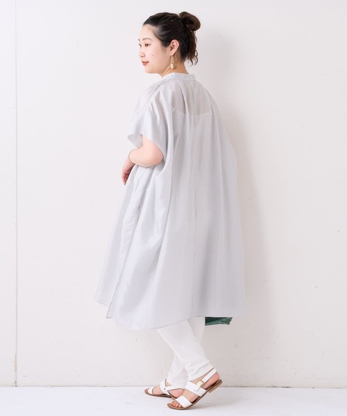 BEARDSLEY（ビアズリー）の「ストレッチリネンパギンス（その他パンツ・レディース・ホワイト/ブラック・1/0）」の5枚目の写真