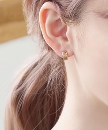 Phoebe(フィービィー)の【痛くないシリーズ/金属アレルギー対応】モードミニマルフープライトフィットイヤリング(イヤリング)