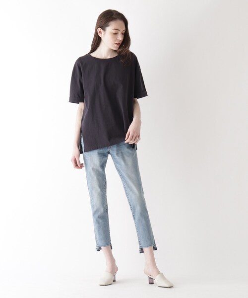 JET（ジェット）の「◆【ウォッシャブル】HERMOSA BEACH CROPPED デニムパンツ（デニムパンツ・レディース・ライトブルー/ブルー・24/25/26/27/28/23）」の10枚目の写真