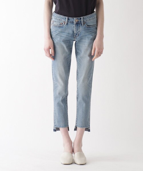 JET（ジェット）の「◆【ウォッシャブル】HERMOSA BEACH CROPPED デニムパンツ（デニムパンツ・レディース・ライトブルー/ブルー・24/25/26/27/28/23）」の12枚目の写真
