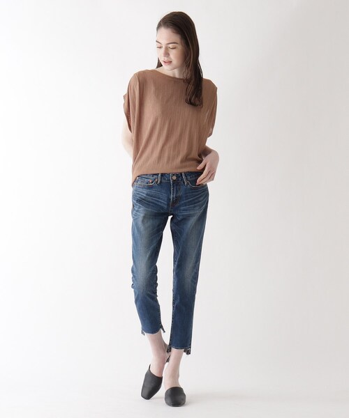 JET（ジェット）の「◆【ウォッシャブル】HERMOSA BEACH CROPPED デニムパンツ（デニムパンツ・レディース・ライトブルー/ブルー・24/25/26/27/28/23）」の17枚目の写真