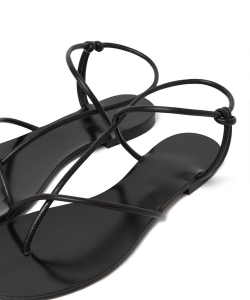 TATRAS CONCEPT STORE(タトラスコンセプトストア)の「LAOCOONTE(ラオコンテ) Flavia Silky(サンダル・レディース・ブラック・38/39/36/37/35)」の10枚目の写真