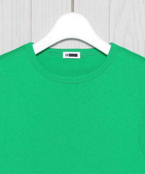 H　BEAUTY&YOUTH UNITED ARROWS（エイチビューティーアンドユースユナイテッドアローズ）の「＜H＞COTTON NO SLEEVE T-SHIRT/Tシャツ（Tシャツ/カットソー・レディース・ホワイト/ブラック/ターコイズブルー/ケリー・FREE）」の11枚目の写真