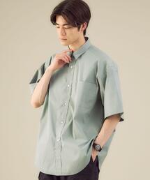 green label relaxing | ＜ 機能 / 伸縮性 ＞ Livelihood Mover(s) ピンストライプ 半袖 シャツ ♯(シャツ/ブラウス)