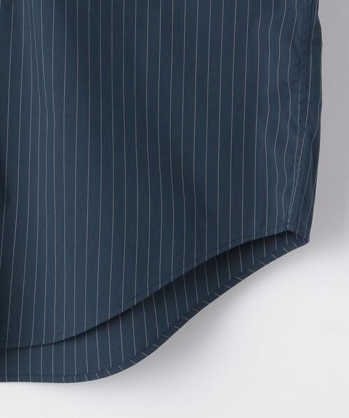 green label relaxing（グリーンレーベルリラクシング）の「＜ 機能 / 伸縮性 ＞ Livelihood Mover(s) ピンストライプ 半袖 シャツ ♯（シャツ/ブラウス・メンズ・ネイビー/オリーブ・X-SMALL/XX-LARGE/X-LARGE/MEDIUM/SMALL/LARGE）」の15枚目の写真