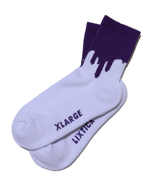 XLARGE（エクストララージ）の「XLARGE×LIXTICK DRIP SOCKS 3PACK