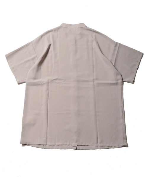 Lull（ルル）の「【Lull / ルル】プリーツバンドカラーシャツ（シャツ/ブラウス・レディース・グレイッシュベージュ/ピンク/ホワイト/ミント/ブラック/ベージュ・ONESIZE）」の18枚目の写真