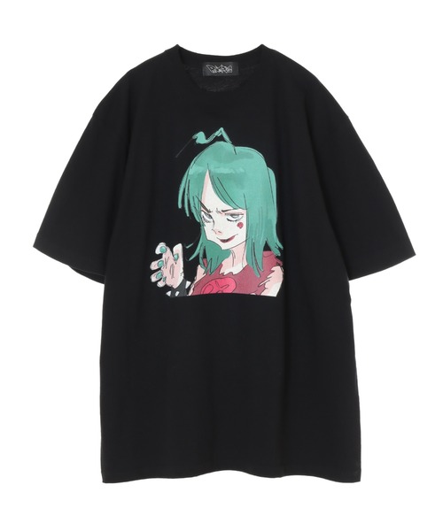 ROMPUS（ロンパース）の「【ROMPUS×JUN INAGAWA】GREENちゃんは半袖で汗かかない（Tシャツ/カットソー・レディース・ブラック/グレー/オフホワイト・2/3）」の4枚目の写真