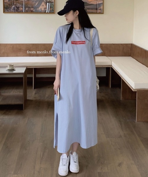 meJane(ミージェーン)の「ルーズシルエットTシャツロングワンピース【ZOZOTOWN限定】(ワンピース・レディース・ホワイト/グレー/ブルー・FREE)」の13枚目の写真