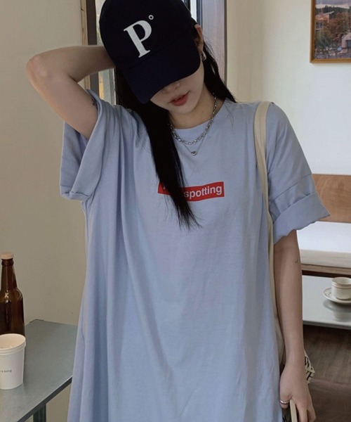 meJane(ミージェーン)の「ルーズシルエットTシャツロングワンピース【ZOZOTOWN限定】(ワンピース・レディース・ホワイト/グレー/ブルー・FREE)」の12枚目の写真