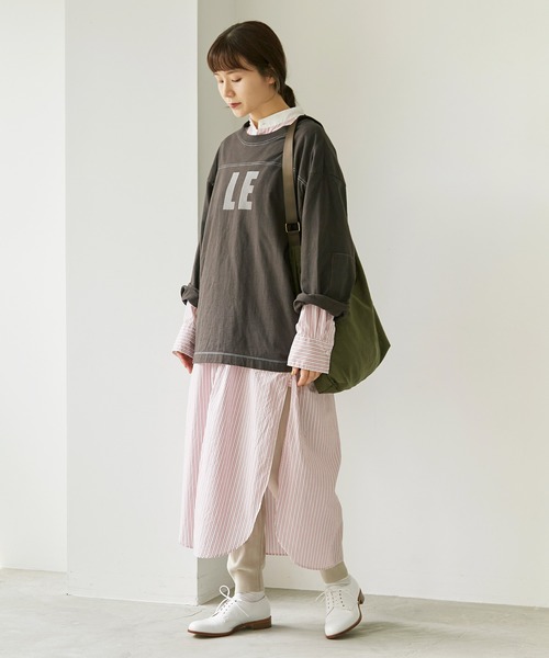 note et silence （ノートエシロンス）の「.ナイロンツイル ショルダーBAG（ショルダーバッグ・レディース・カーキ/ブラック・FREE）」の6枚目の写真