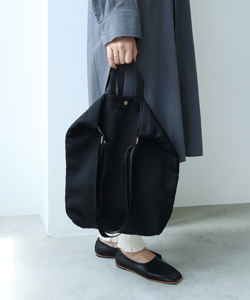 note et silence （ノートエシロンス）の「.ナイロンツイル ショルダーBAG（ショルダーバッグ・レディース・カーキ/ブラック・FREE）」の11枚目の写真