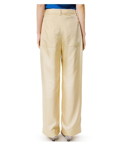 LE CIEL BLEU（ルシェルブルー）の「Shiny Wide-Leg Pants（その他パンツ・レディース・ネイビー/オフホワイト/イエロー・38/36/34）」の21枚目の写真
