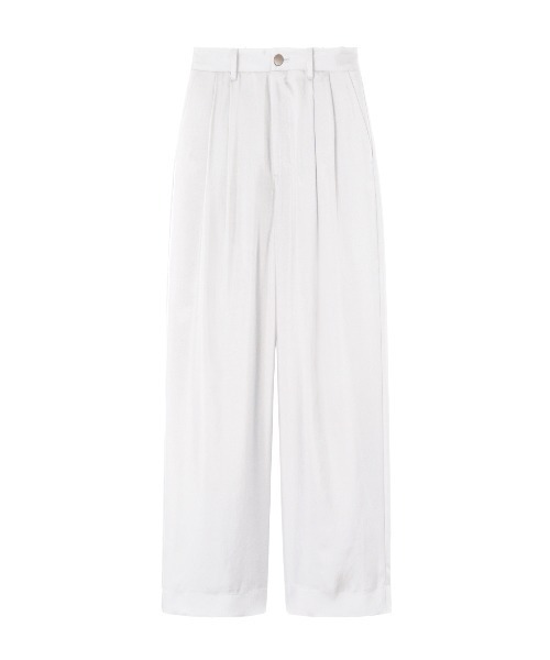 LE CIEL BLEU（ルシェルブルー）の「Shiny Wide-Leg Pants（その他パンツ・レディース・ネイビー/オフホワイト/イエロー・38/36/34）」の22枚目の写真