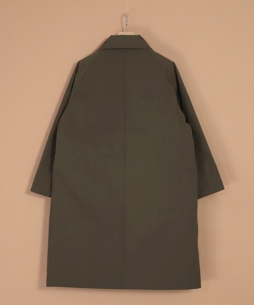 OMNIGOD（オムニゴッド）の「[OMNIGOD womens / オムニゴッド] SOLOTEXメモリータスラン フレンチワークコート（ステンカラーコート・レディース・ネイビー/オリーブ・0）」の3枚目の写真