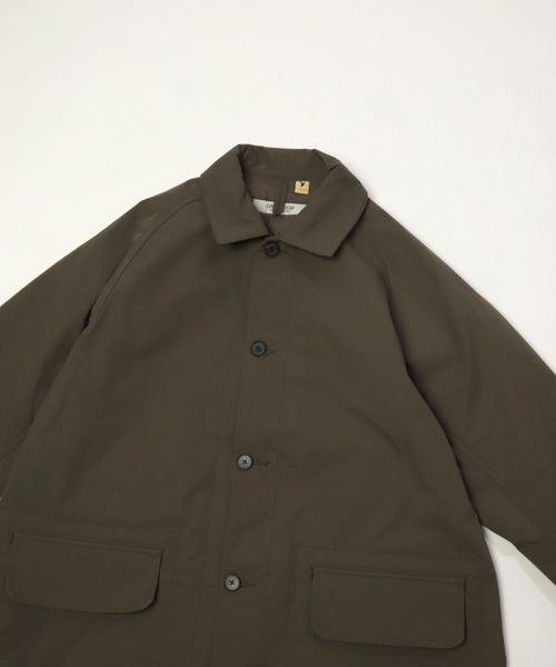 OMNIGOD（オムニゴッド）の「[OMNIGOD womens / オムニゴッド] SOLOTEXメモリータスラン フレンチワークコート（ステンカラーコート・レディース・ネイビー/オリーブ・0）」の13枚目の写真