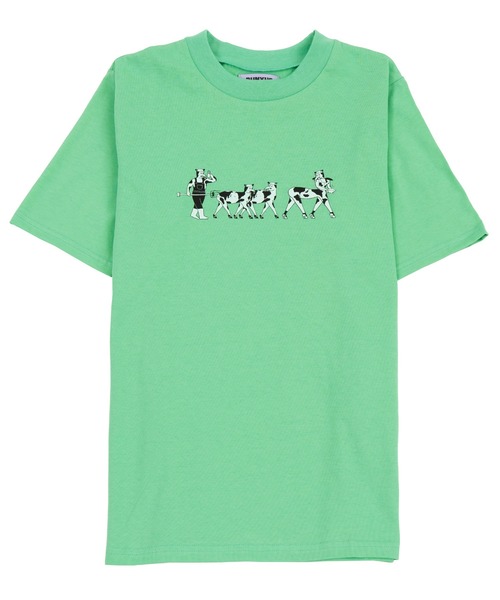 PUNYUS(プニュズ)の「Cattle Tシャツ(Tシャツ/カットソー・レディース・ブラック/ホワイト/グリーン/イエロー・3/4/1/2)」の14枚目の写真