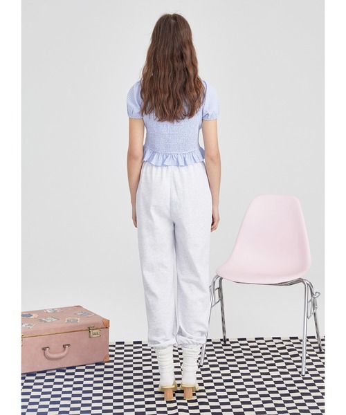 MOMC KITS（エムオーエムシーキッツ）の「『MOMC KITS/エムオーエムシーキッツ』KITS SMOCKING BL/スモッキング ブラウス（シャツ/ブラウス・レディース・ブルー/グリーン・FREE）」の11枚目の写真