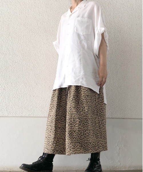 WORLD WIDE LOVE!(ワールドワイドラブ)の「スーパーBIGシャツ(シャツ/ブラウス・レディース・ミント/ブラック/オフホワイト・1)」の2枚目の写真