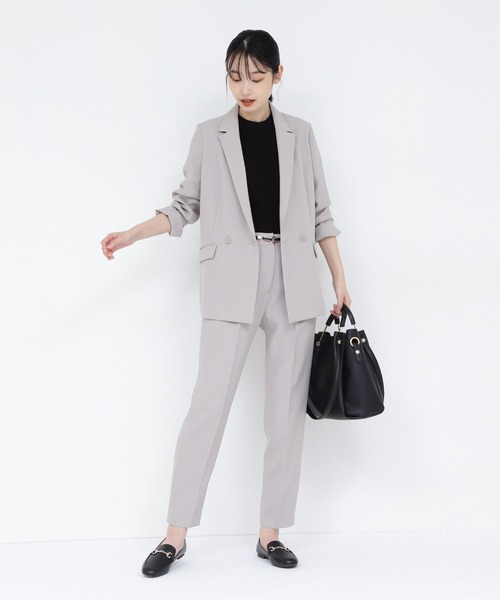 NATURAL BEAUTY BASIC(ナチュラルビューティーベーシック)の「メタルハンドルタックショルダー(ショルダーバッグ・レディース・ブラック/ベージュ/ベージュ系その他2/ブルー/ラベンダー・フリ-)」の12枚目の写真