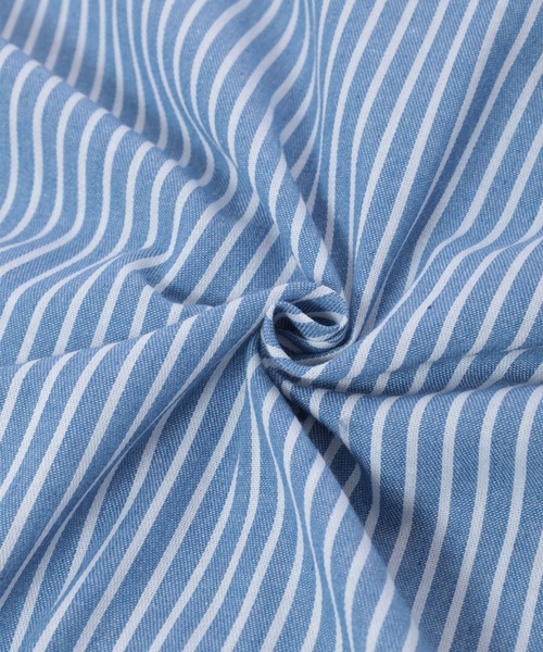 fifth（フィフス）の「ストライプロングワンピース（シャツワンピース・レディース・ブルー/ブラック・MEDIUM）」の3枚目の写真
