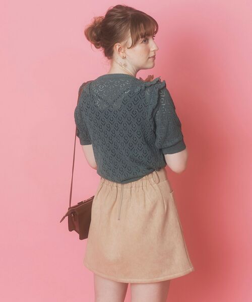 MAJESTIC LEGON（マジェスティックレゴン）の「アソートスリムミニスカート（スカート・レディース・ベージュ/ブラウン/ブラウン系その他2・MEDIUM）」の5枚目の写真