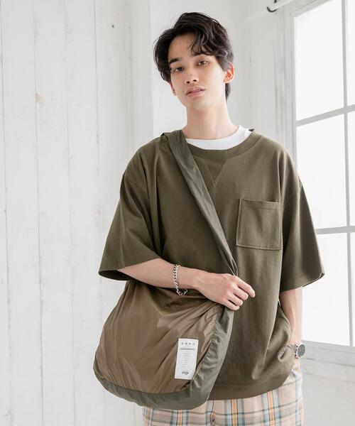 coen（コーエン）の「coen×PAG マーケットエコバッグ（エコバッグ/サブバッグ・メンズ・パープル/オレンジ/オリーブ/ネイビー・FREE）」の2枚目の写真