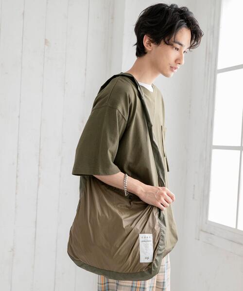 coen（コーエン）の「coen×PAG マーケットエコバッグ（エコバッグ/サブバッグ・メンズ・パープル/オレンジ/オリーブ/ネイビー・FREE）」の5枚目の写真