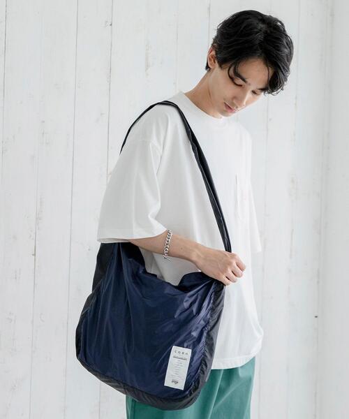 coen（コーエン）の「coen×PAG マーケットエコバッグ（エコバッグ/サブバッグ・メンズ・パープル/オレンジ/オリーブ/ネイビー・FREE）」の6枚目の写真