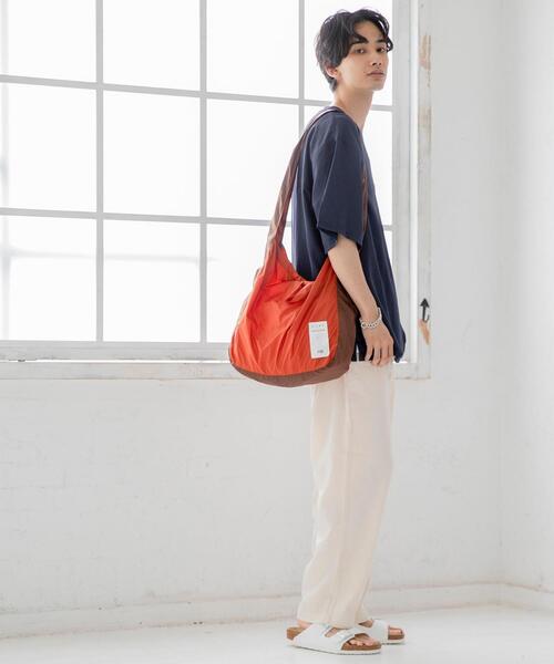 coen（コーエン）の「coen×PAG マーケットエコバッグ（エコバッグ/サブバッグ・メンズ・パープル/オレンジ/オリーブ/ネイビー・FREE）」の8枚目の写真