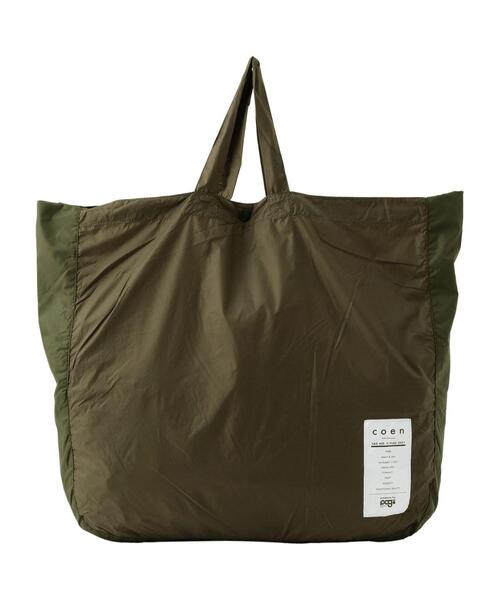 coen（コーエン）の「coen×PAG マーケットエコバッグ（エコバッグ/サブバッグ・メンズ・パープル/オレンジ/オリーブ/ネイビー・FREE）」の12枚目の写真