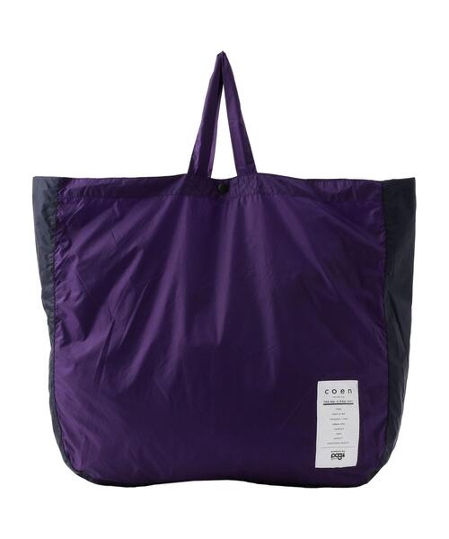 coen（コーエン）の「coen×PAG マーケットエコバッグ（エコバッグ/サブバッグ・メンズ・パープル/オレンジ/オリーブ/ネイビー・FREE）」の14枚目の写真