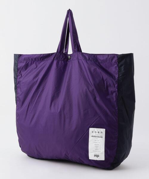 coen（コーエン）の「coen×PAG マーケットエコバッグ（エコバッグ/サブバッグ・メンズ・パープル/オレンジ/オリーブ/ネイビー・FREE）」の15枚目の写真