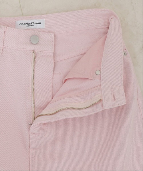 Charles Chaton（シャルルシャトン）の「カラーストレートパンツ（チノパンツ・レディース・ピンク・38/36/34）」の15枚目の写真