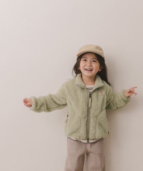 URBAN RESEARCH DOORS(アーバンリサーチドアーズ)の「DANTON HIGH PILE ZIP S/C JACKET(KIDS)(その他アウター・キッズ・ブラック/ライトカーキ/ピンクベージュ・115/135)」の17枚目の写真