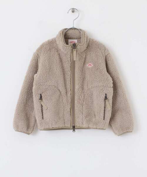 URBAN RESEARCH DOORS(アーバンリサーチドアーズ)の「DANTON HIGH PILE ZIP S/C JACKET(KIDS)(その他アウター・キッズ・ブラック/ライトカーキ/ピンクベージュ・115/135)」の22枚目の写真