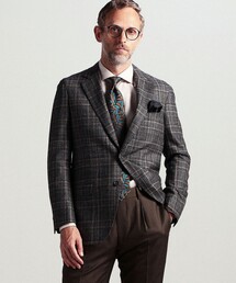 ウールシルクカシミヤ シングル2Bテーラードジャケット Loro Piana Silk Air