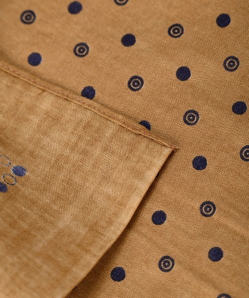 45R（フォーティファイブアール）の「セルビッチの二段水玉バンダナ（バンダナ/スカーフ・レディース・レッド/ネイビー/ベージュ・FREE）」の5枚目の写真