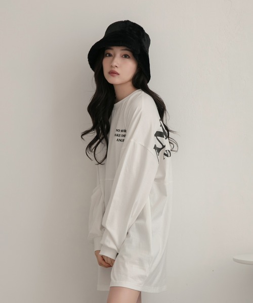 ANDGEEBEE（アンジービー）の「【SELECT】ファーバケットハット（ハット・レディース・ブラック・FREE）」の7枚目の写真