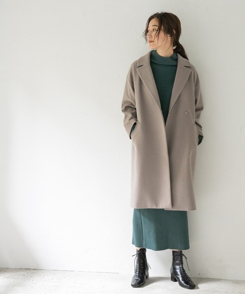 LEPSIM（レプシィム）の「１２Ｇケアニットストレートスカート　952524（スカート・レディース・ブラック/ブラウン/ブルーグリーン・FREE）」の10枚目の写真