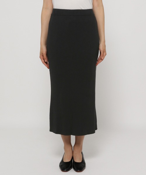 LEPSIM（レプシィム）の「１２Ｇケアニットストレートスカート　952524（スカート・レディース・ブラック/ブラウン/ブルーグリーン・FREE）」の13枚目の写真