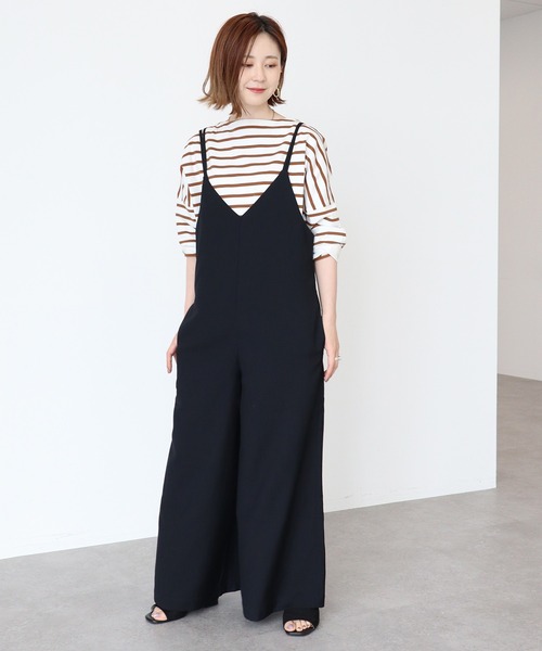 AMERICAN HOLIC(アメリカンホリック)の「パネルボーダーボートネックカットプルオーバー(Tシャツ/カットソー・レディース・ブラック/オフホワイト/ブラウン・M/L)」の20枚目の写真