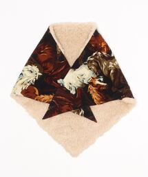 Chevaux Kenzo Triangle Faux Fur Scarf