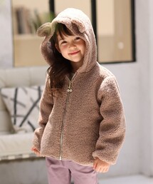 any Fam（エニィファム）の「クマ耳ボアジャケット（ムートンコート・キッズ）」