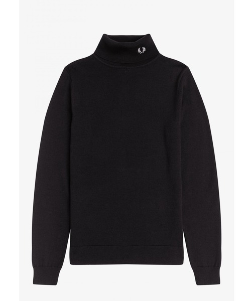 FRED PERRY(フレッドペリー)の「Roll Neck Knitted Top(ニット/セーター・レディース・ブラック・10)」の8枚目の写真