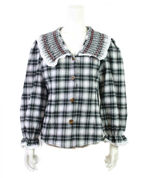 grapevine by k3（グレープバインバイケースリー）の「LILA Shirt（シャツ/ブラウス・レディース・ブラック・M/S）」の5枚目の写真