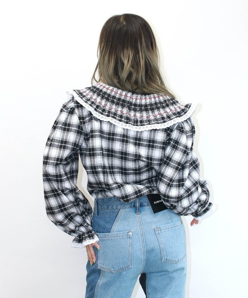 grapevine by k3（グレープバインバイケースリー）の「LILA Shirt（シャツ/ブラウス・レディース・ブラック・M/S）」の2枚目の写真