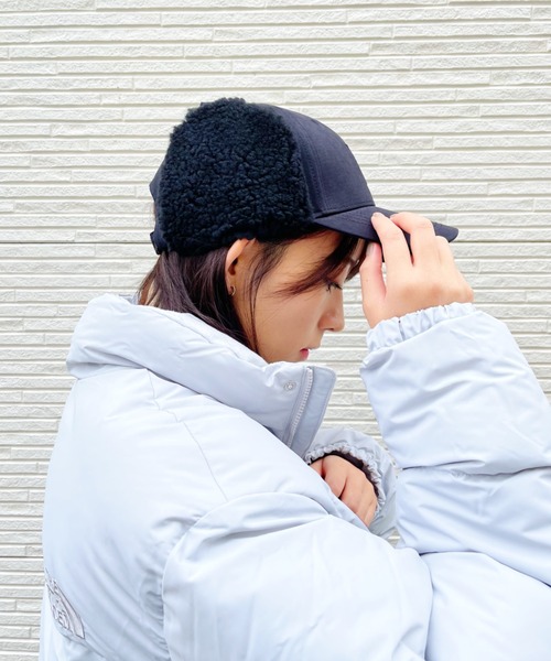 THE NORTH FACE（ザノースフェイス）の「THE NORTH FACE / EARMUFF HARD BALL CAP（キャップ・レディース・ダークベージュ/ブラック・FREE）」の10枚目の写真