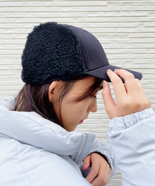 THE NORTH FACE（ザノースフェイス）の「THE NORTH FACE / EARMUFF HARD BALL CAP（キャップ・レディース・ダークベージュ/ブラック・FREE）」の11枚目の写真